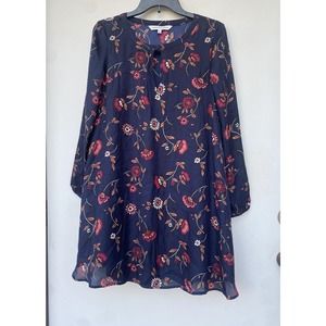 cupcakes and cashmere Dress Floral Casual Small Longsleeve Party